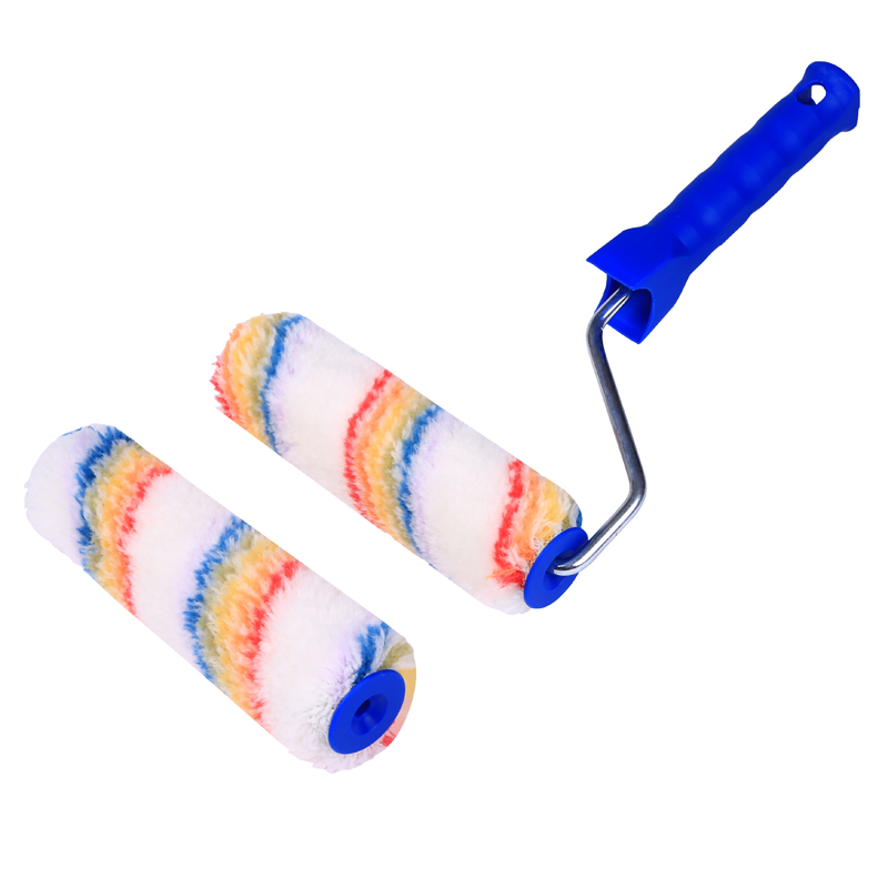 6”Rainbow Six Stripes Acrylic Mini Paint Roller