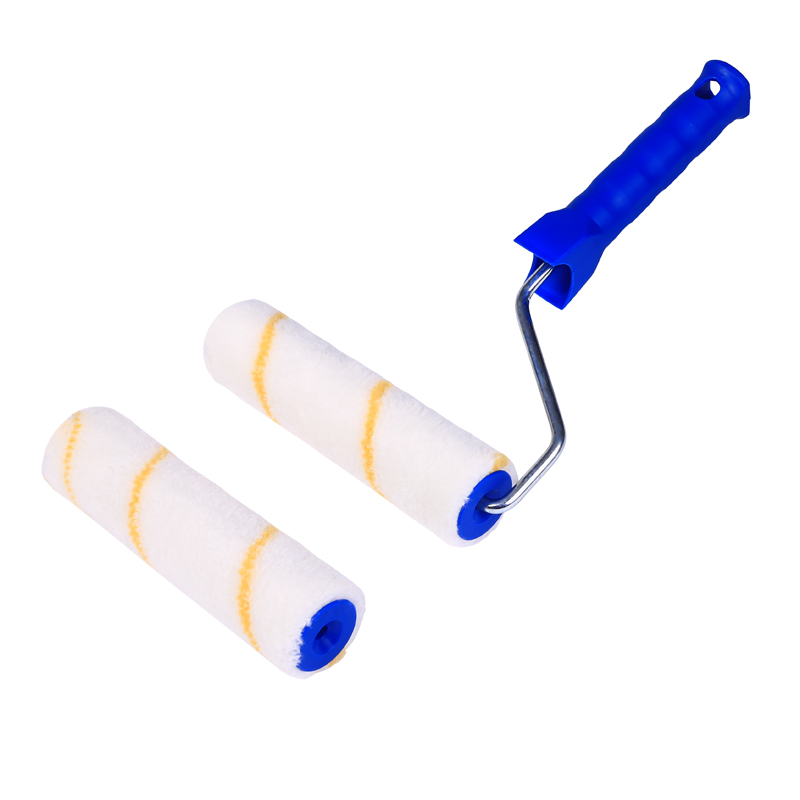 6”Yellow Stripes Polyester Mini Paint Roller