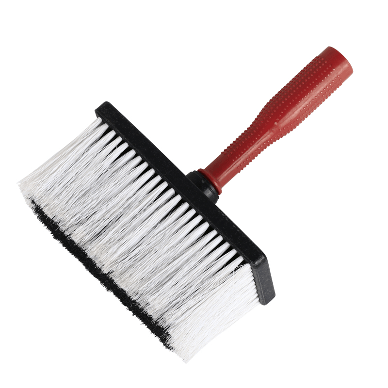 170MM Block Paint Brush With Red Plastic Handle